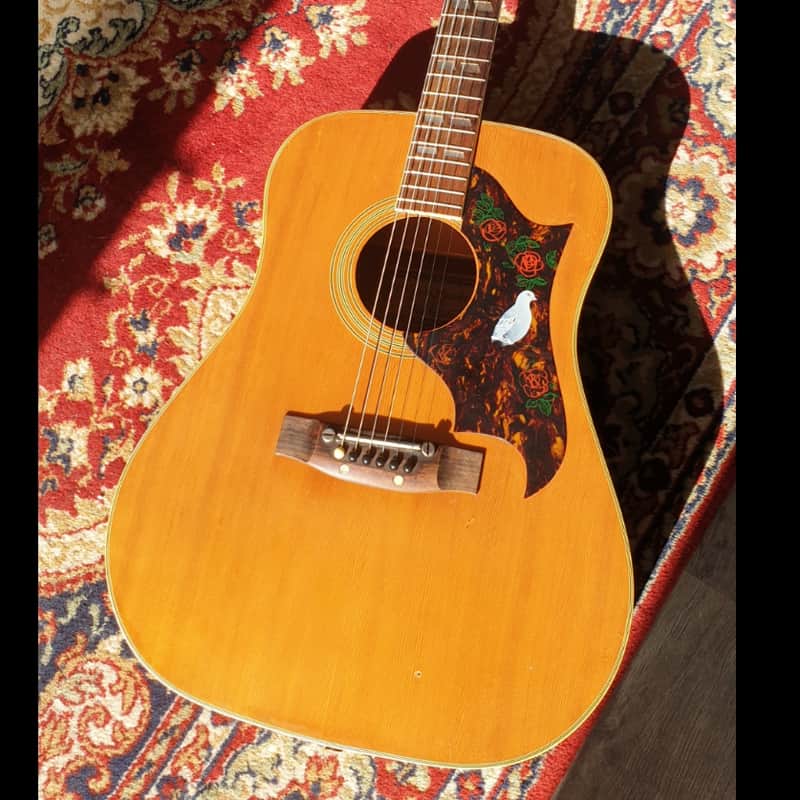 1975 Kiso-Suzuki W65 D - High quality Gibson Dove/Hummingbird copy