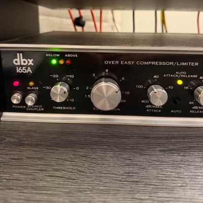 dbx 165A Over Easy Compressor / Limiter 1970s - Black image 2