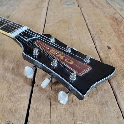 Eko Barracuda 290 1963 Excellent w/ Ibanez Hard Case - Amber Sunburst image 7