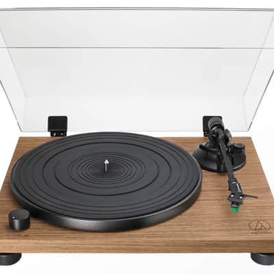 Audio-Technica AT-LPWN40 Fully Manual Belt-Drive Walnut Turntable Package with Edifier R990BT Bluetooth image 2