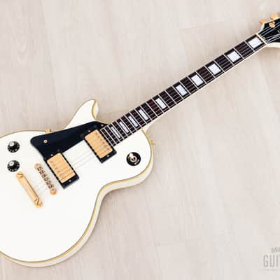 1990 Greco Mint Collection EGC-600LH Custom Left-Handed Alpine White, Japan Fujigen image 11