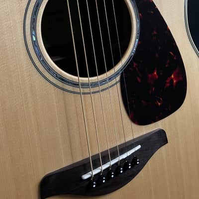 Yamaha FG830 Solid Top Dreadnought Acoustic Guitar Gloss Natural image 6