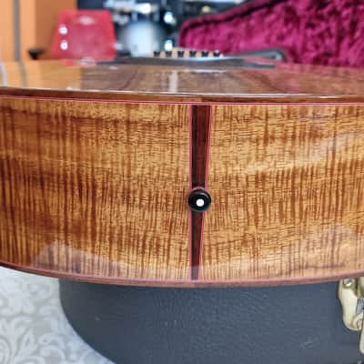 Taylor Custom Shop Grand Auditorium Presentation Series AAAAA Flame Hawaiian KOA Lefty Acoustic Guitar image 5