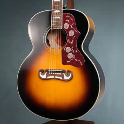 Epiphone Inspired by Gibson J-200 w/Case - Aged Vintage Sunburst Gloss - Preowned image 4