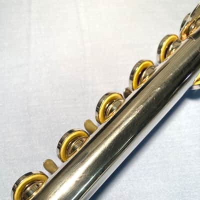 Jupiter Intermediate Flute w/Solid Silver Head-Model 611R-Overhauled-Bright Tone! image 8