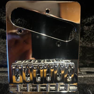 Fender 005-3354-000 Standard Series Telecaster Bridge Assembly 2010s - Chrome image 1