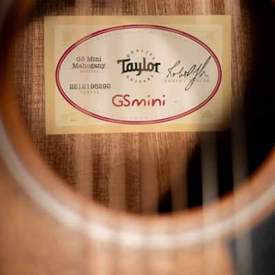 Taylor GS Mini Mahogany Acoustic Guitar with Structured Gig Bag image 15