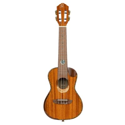 Ortega ECLIPSE-CC4 Custom Built Series Solid Mahogany Top Okoume Neck 4-String Concert Ukulele w/Gig Bag image 4