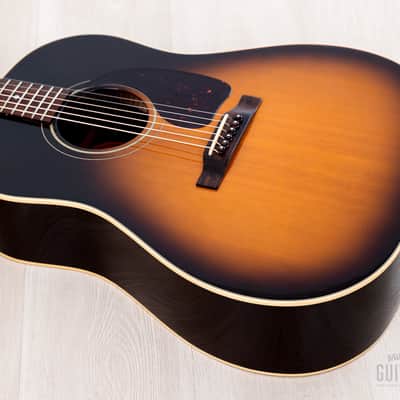 1995 Gibson J-45 Banner Logo Vintage Spec Dreadnought Acoustic Guitar Sunburst, Near-Mint w/ Case, Yamano image 11