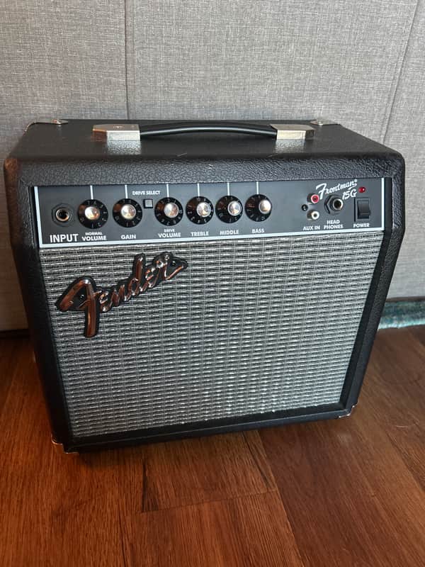 Fender Frontman 15G Series II 2-Channel 15-Watt 1x8" Guitar Practice Amp 2002 - 2010 - Black image 1