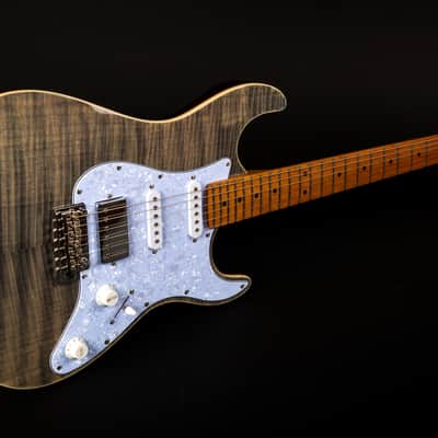 JET JS-450 TBK - Gloss Transparent Black with Flame Maple Top image 5