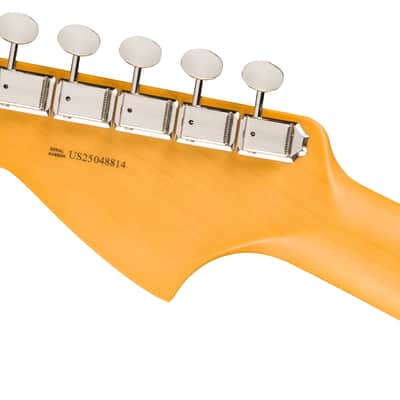 Fender American Professional Classic Jaguar Maple FB Faded Lake Placid Blue with Bag image 6