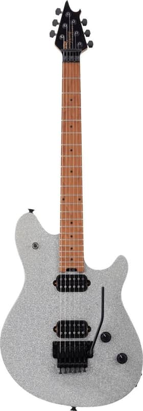 EVH Wolfgang WG Standard, Baked Maple Fingerboard, Silver Sparkle (5107003517) image 1