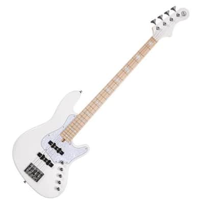 Cort Elrick NJS 4-String Electric Bass, White image 5