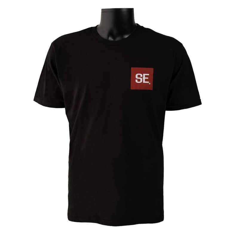 PRS SE Logo Tee, Black, Large image 1