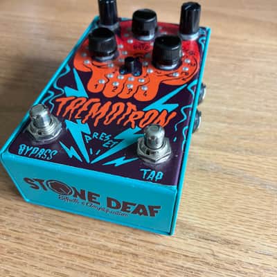 Stone Deaf FX Tremotron Analog Tremolo 2010s - Blue/Orange image 2