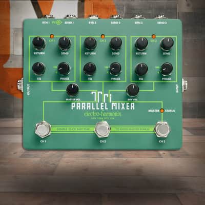 Electro-Harmonix Tri Parallel Mixer Effect Loop Mixer/Switcher (TRIPARALLEL) image 1