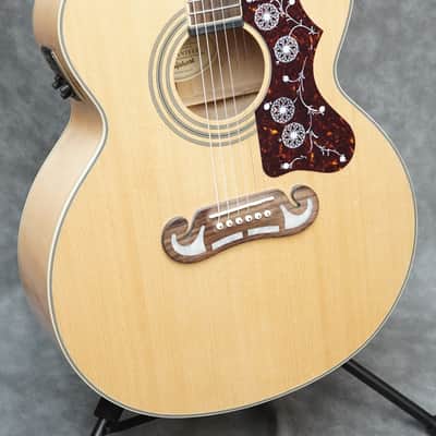 Epiphone EJ200CE ESonic II VG 1 Jumbo Acoustic Electric - Natural with Pro Setup image 2