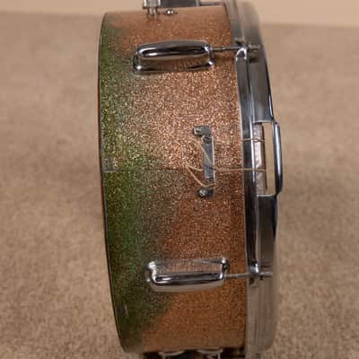 1960s Slingerland 5x14 Champagne Student Deluxe Snare Drum image 9