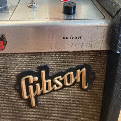 Gibson Falcon GA 19 RVT 1960s black image 2