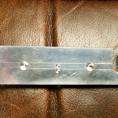 PRS Stoptail Bridge 2016 Nickle/Brass, Brass String Guide Inserts, Brass Posts image 4
