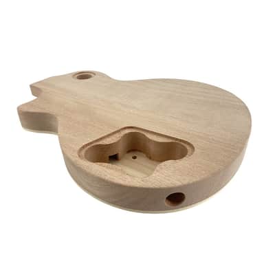Les Paul Style Electric Guitar HH Body Flame Maple, Mahogany Bild 5