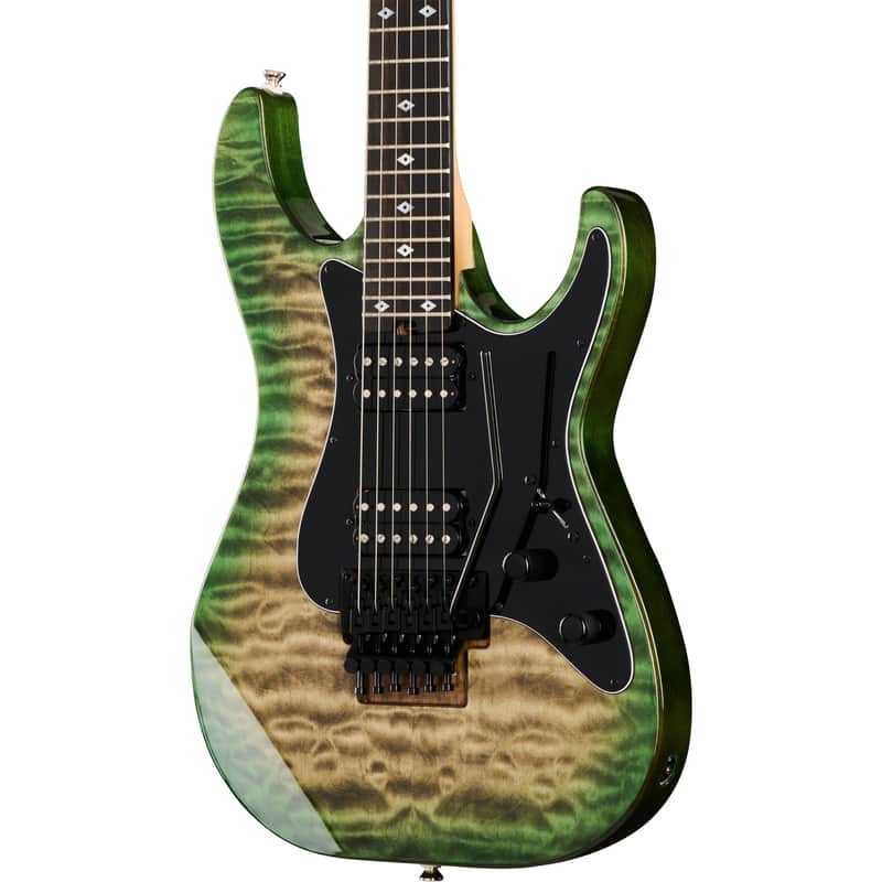 Kramer Volante Quilt HHFR Electric Guitar - Ultramarine Burst image 1