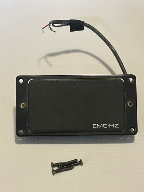 2004 Era Jackson DXMG EMG-HZ H3 Black USA Bridge Humbucker Guitar Pickup w/ Ring image 1