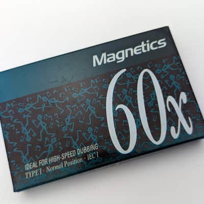 SEALED Magnetics 60x Blank Cassette Tapes High Speed Dubbing - Brand New image 6