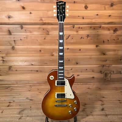 Epiphone 1960 Les Paul Standard Reissue Electric Guitar - Iced Tea Burst image 2