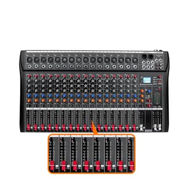 Cxxss Digital 16-Channel Mixer Sound Board Console Wireless Live Studio Audio Mixer Power Mixing USB (110V-220V) image 2