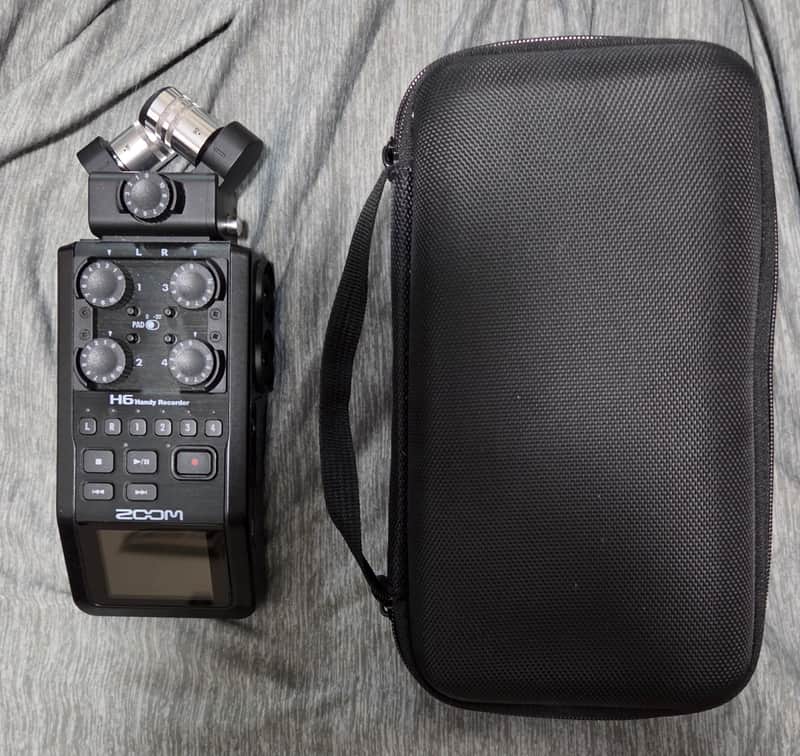 Zoom H6 Handy Audio Recorder 2020 - Present - All Black image 1