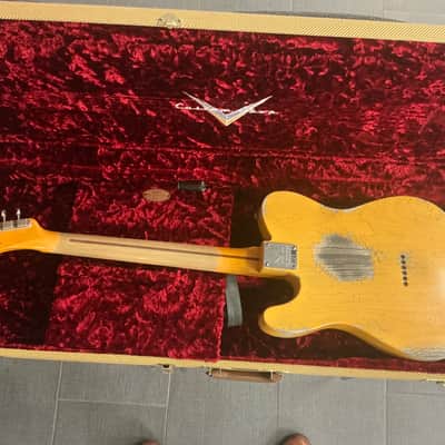Fender Custom Shop Limited Edition 70th Anniversary Broadcaster Heavy Relic 2020 - Aged Nocaster Blonde image 4