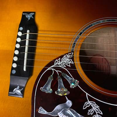 NEW! Gibson Hummingbird Custom Koa - Dealer Select - Autumnburst - Authorized Dealer - Custom Shop - 4.6 lbs - G07696 image 5