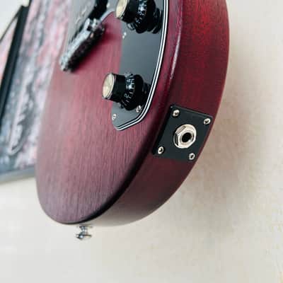 Gibson Les Paul DC, USA 2019, P90 2019 - Worn Cherry image 7