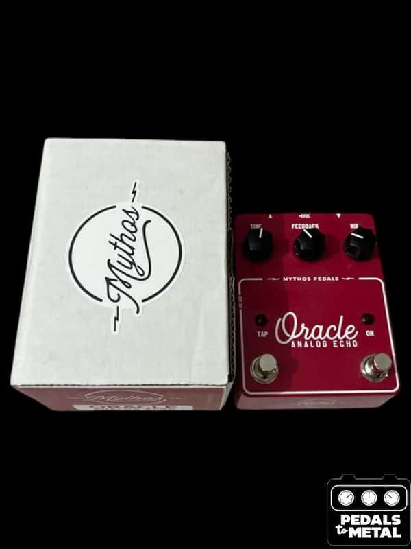 Mythos Pedals Oracle Analog Echo 2021 - Red - X18130 image 1
