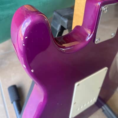 Squier Standard Stratocaster with Rosewood Fretboard 1989 - 2000 - Galactic Purple image 9