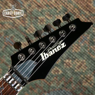 2007 Ibanez J.Craft Prestige RG2550E-GK Made in Japan, Fujigen, Galaxy Black, w/hard case image 11