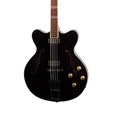 Hofner HCT Verythin Bass - Black - Short Scale image 1