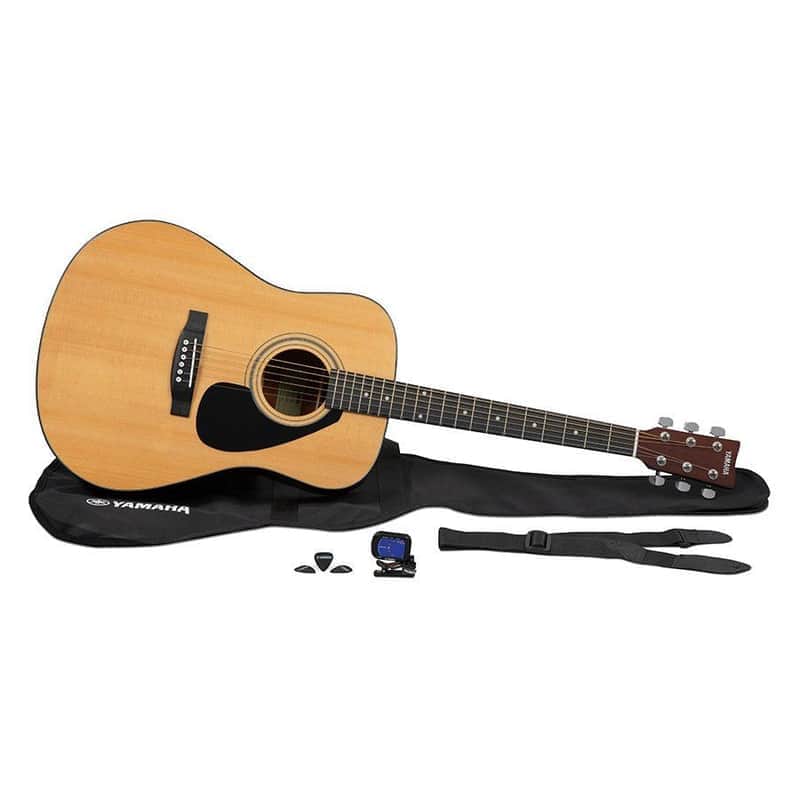 Yamaha Gigmaker Deluxe Acoustic Guitar Starter Pack - Natural Finish image 1