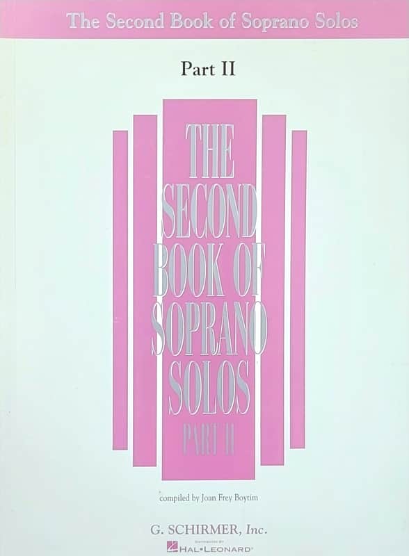 The Second Book of Soprano Solos - Part II image 1