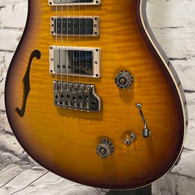 PRS Wood Library Special 22 - Ten Top Semi Hollow 2018 - Tobacco Sunburst - w/OHSC image 3