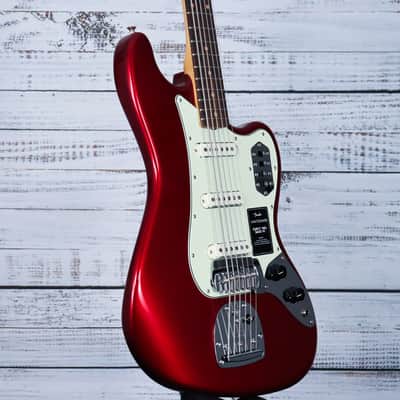 Fender Vintera III Early '60s 6-String Bass VI w/Tremolo | Candy Apple Red image 4