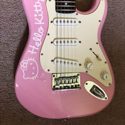Squier Hello Kitty Mini Stratocaster | Reverb