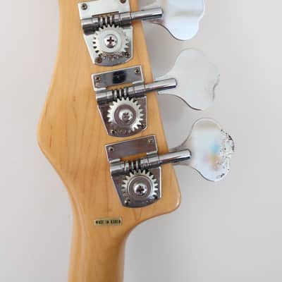 Vintage 1970s Hondo Deluxe Series 840 Top Of The Line Series Jazz Bass Big MIK Korea Sunburst Retro Relic Hi Quality Big Chunky U Neck 10 Pound Bass! Teisco Cort image 13
