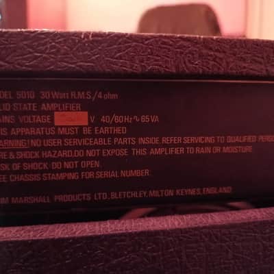 Marshall Model 5010 30-Watt 1x12 Master Lead Combo image 4