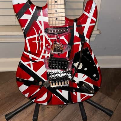 Eddie Van Halen Tribute Build Frankenstrat Frankenstein Guitar image 4