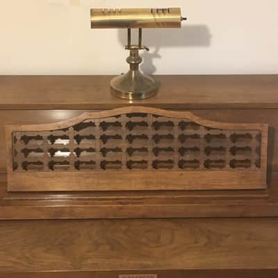 Vintage 1975 Baldwin Acrosonic 41” Console Upright Piano Natural Walnut Lacquer Fully Original w/ Bench Made in USA image 17