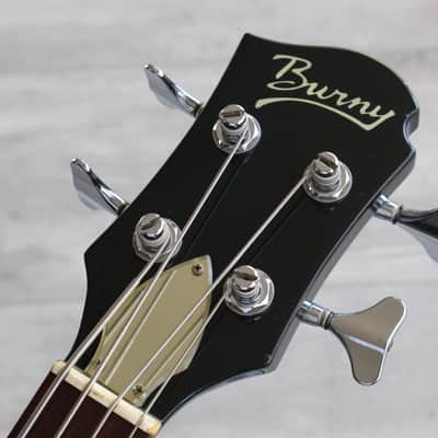1997 Burny (Fernandes) EB-95X "X Japan" Signature Eagle Bass (Black) image 2
