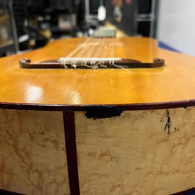 Vintage R Wilkinson Custom Made 12-String Classical Baroque Guitar with Case Made for Rod Stucky image 23